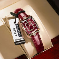POEDAGAR High-Quality Luxury Women Watch Waterproof Leather Quartz reloj + Box