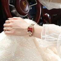 POEDAGAR Luxury Diamond Women Watch Waterproof Stainless Steel Quartz reloj + Box