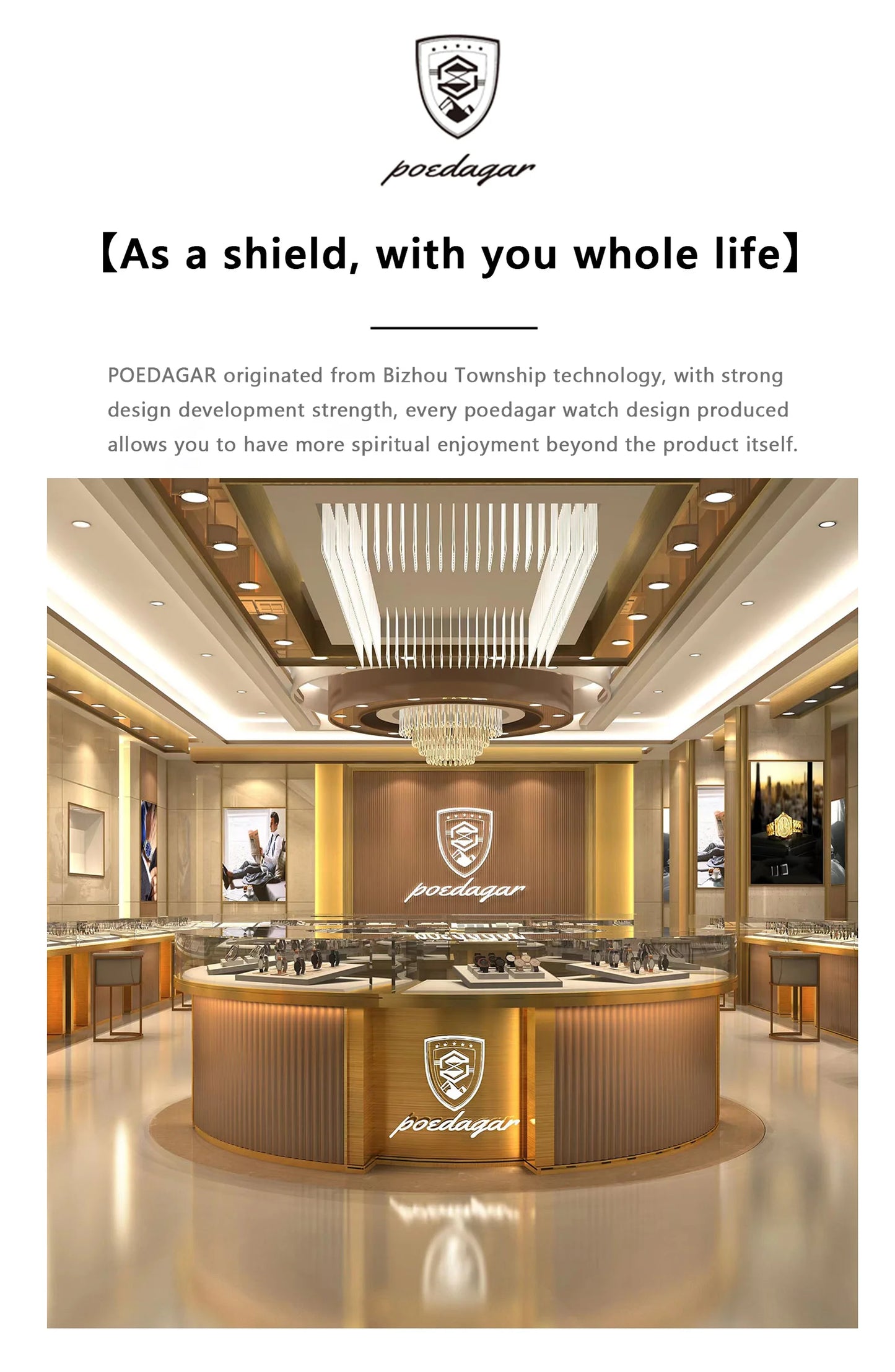 POEDAGAR Elegant Women Quartz Watch – Waterproof & Luminous Stainless Steel reloj + Box